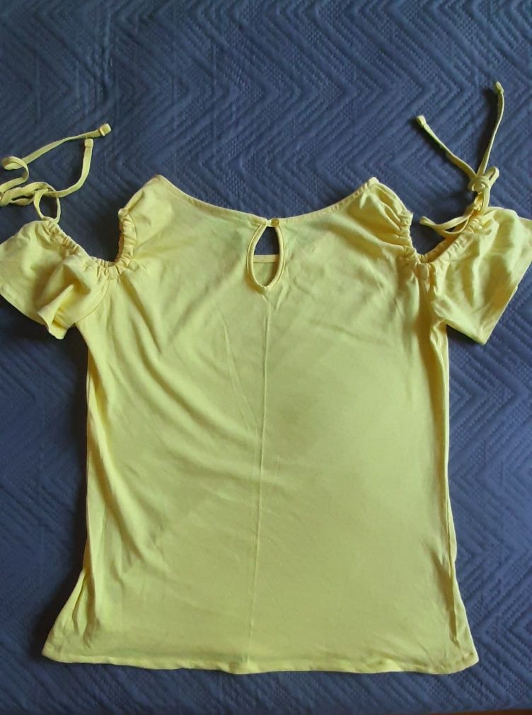 Żółta bluzeczka MOODO r. M, 100% bawełna