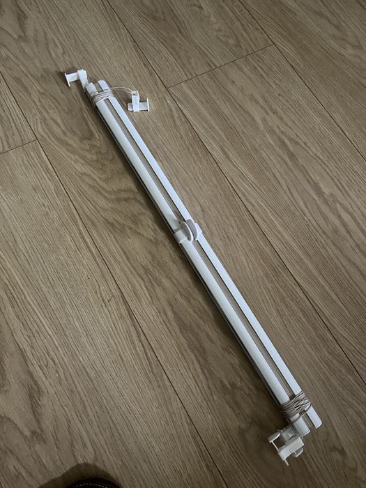 Plisa okienna 62 x 150 cm, beżowa, montaz nieinwazyjny.