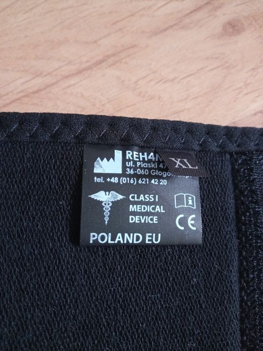 OKD-06 XL Orteza kończyny dolnej kolana stabilizator czarna black