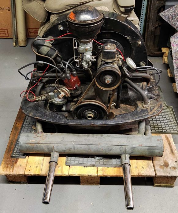 VW garbus silnik 1200 kominek