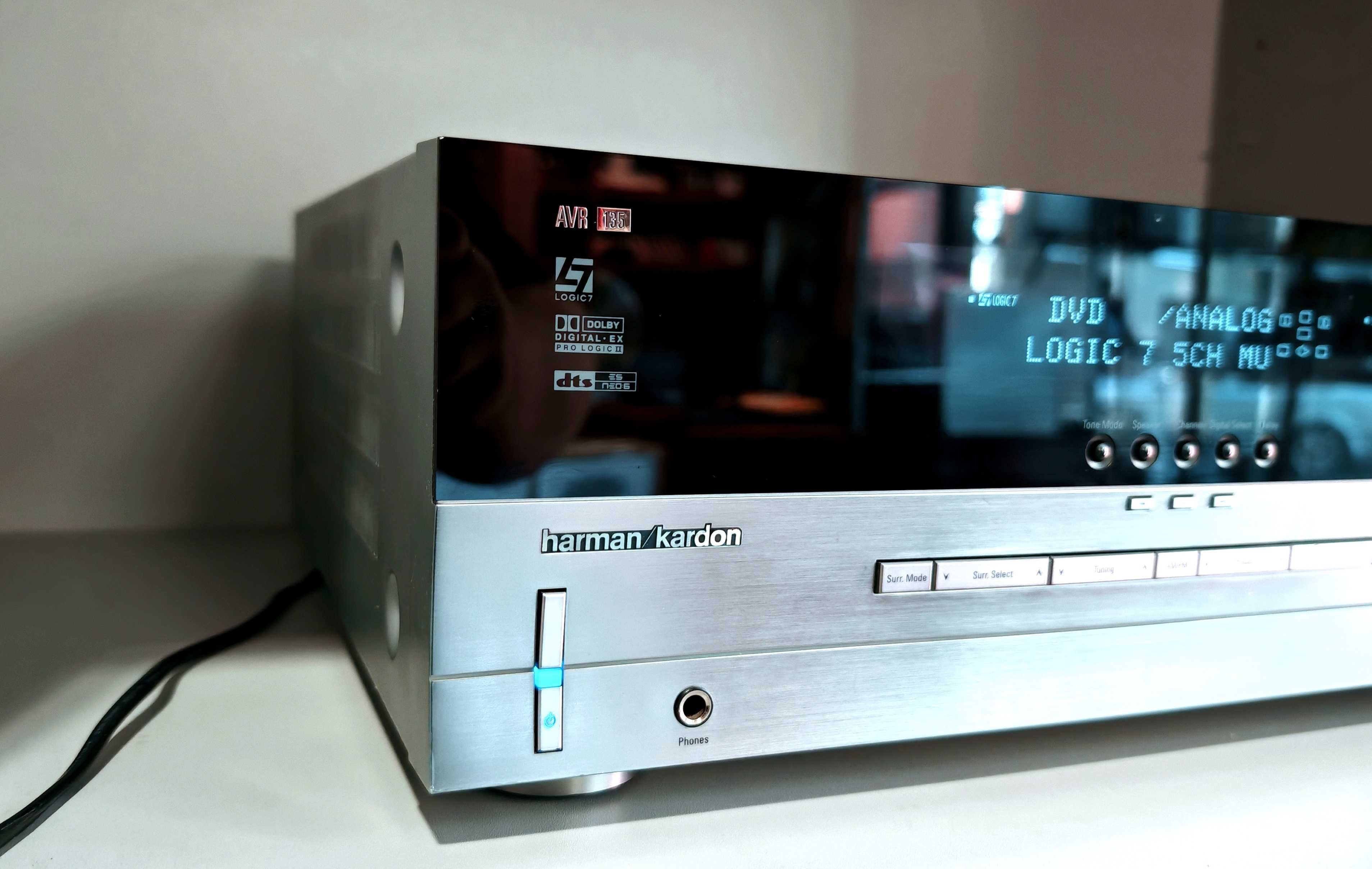 Amplituner AV Harman-Kardon AVR 135 Dolby ProLogic2 6.1 DTS RDS Pilot