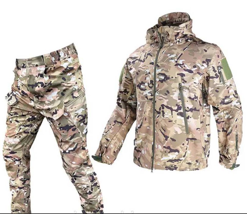 Військовий костюм Мультикам теплий Костюм армійський Куртка Штани фліс