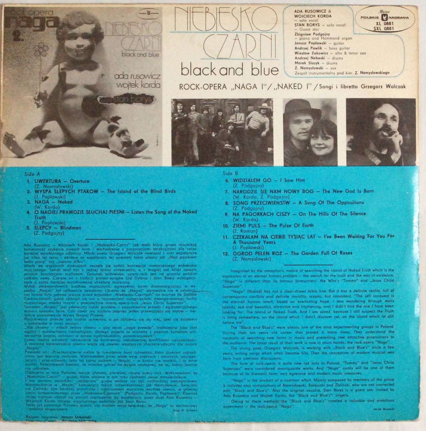 Niebiesko-Czarni - Rock-Opera 'Naga I' MONO