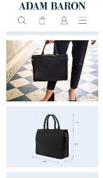 BARON torebka aktówka damska