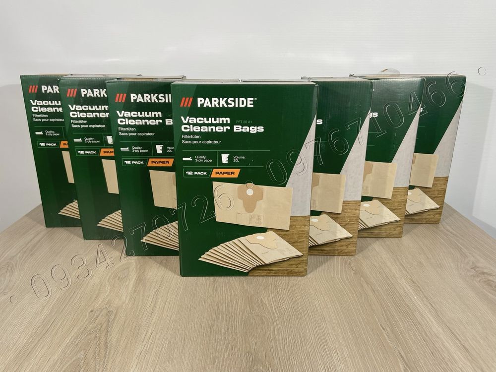 Фільтр-мішки для пилососа PARKSIDE PFT 20 A1 / в наборі 12шт.