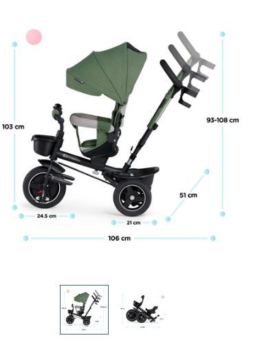 Kinderkraft Spinstep składany-nowy Różne kolory