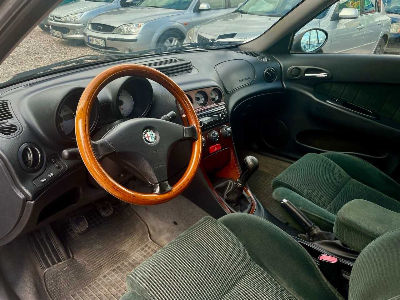 Alfa Romeo 156 1.8 TS Sportwagon *SUPER stan**ZIELONY WELUR*dynamiczna