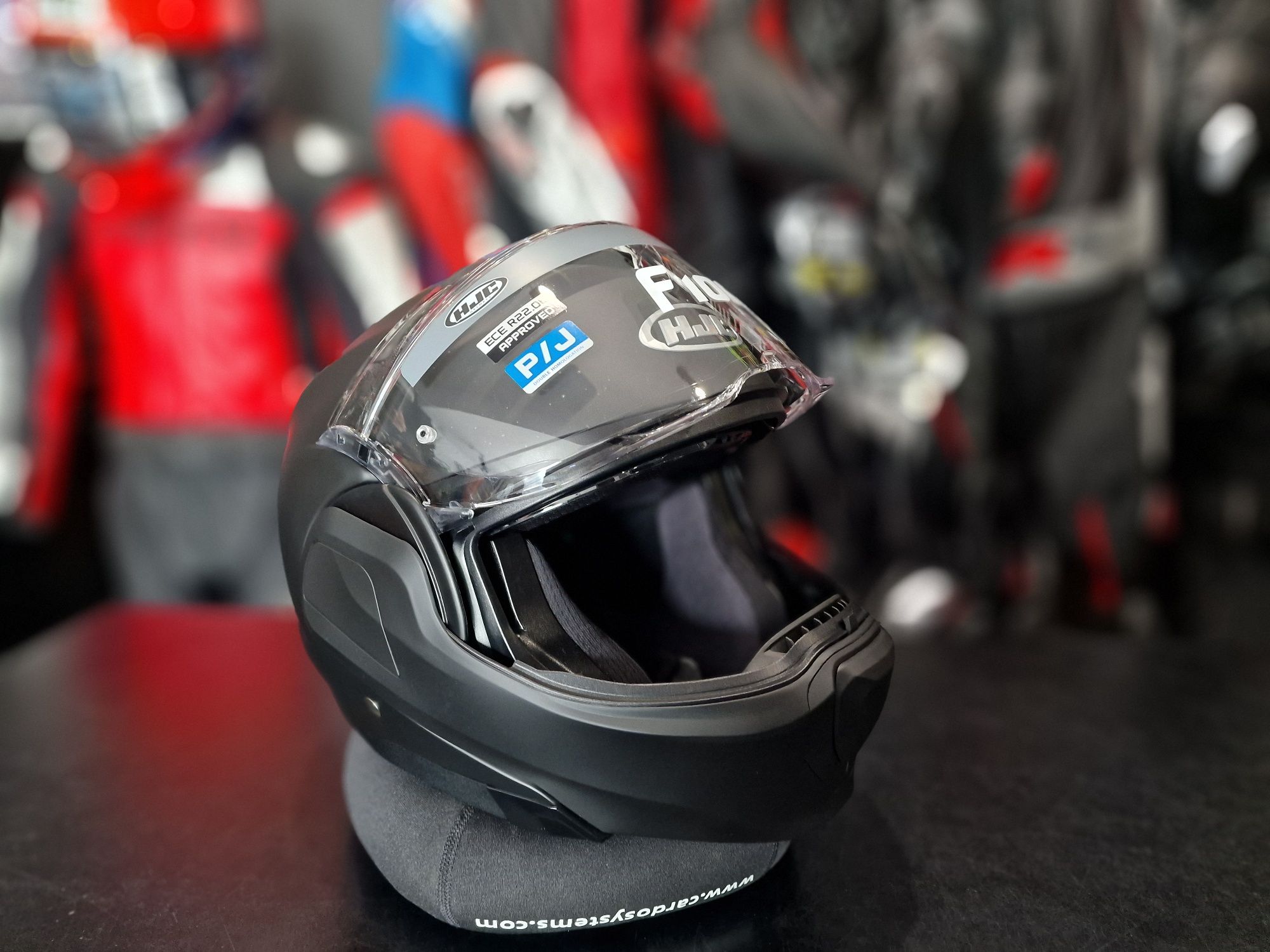 MotoSzafa Kask HJC F100 SOLID SEMI FLAT BLACK !gratisy/raty!