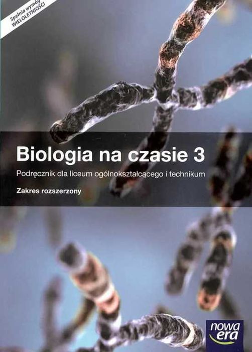 Biologia na czasie 3.  Zakres rozszerzony