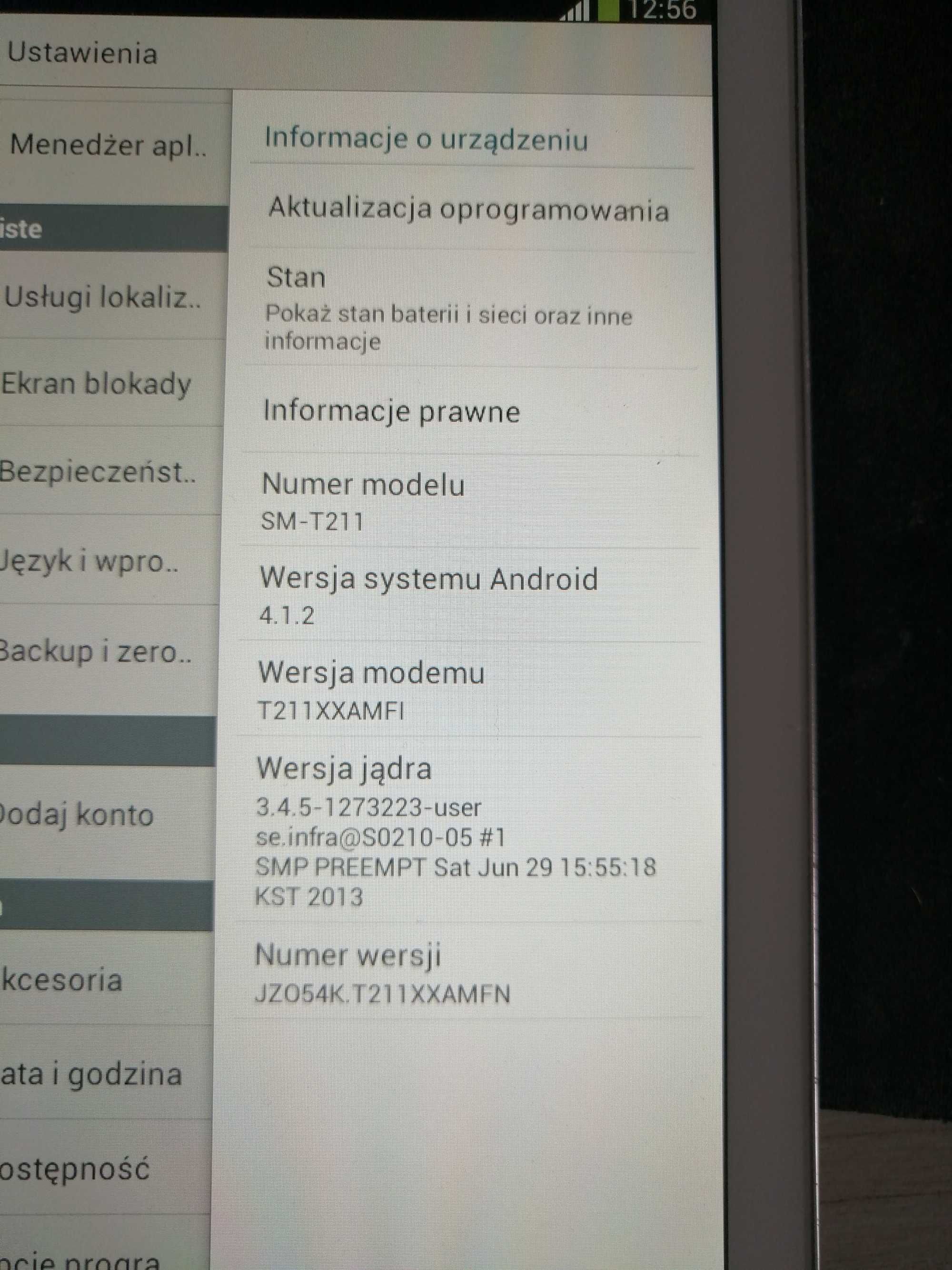 Tablet Samsung Galaxy Tab 3 - SM-T211