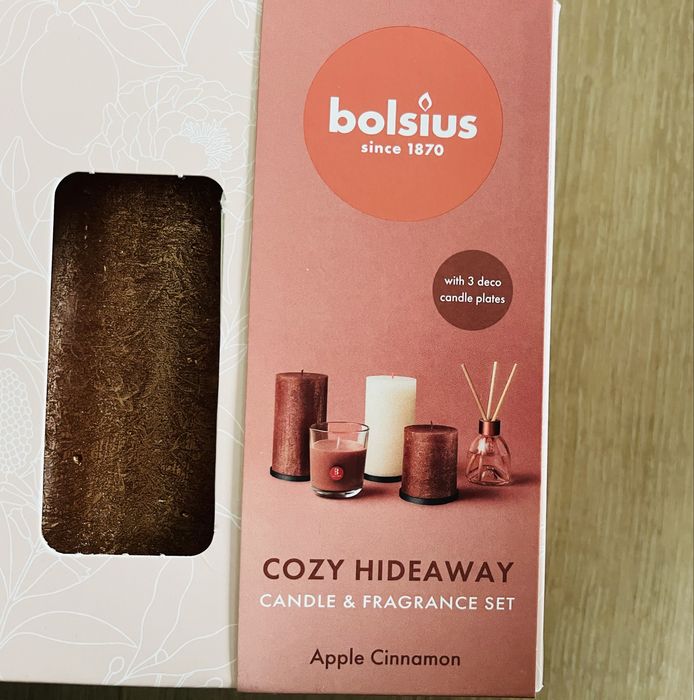 Świece i dyfuzor zapachowy zestaw prezentowy XL Bolsius