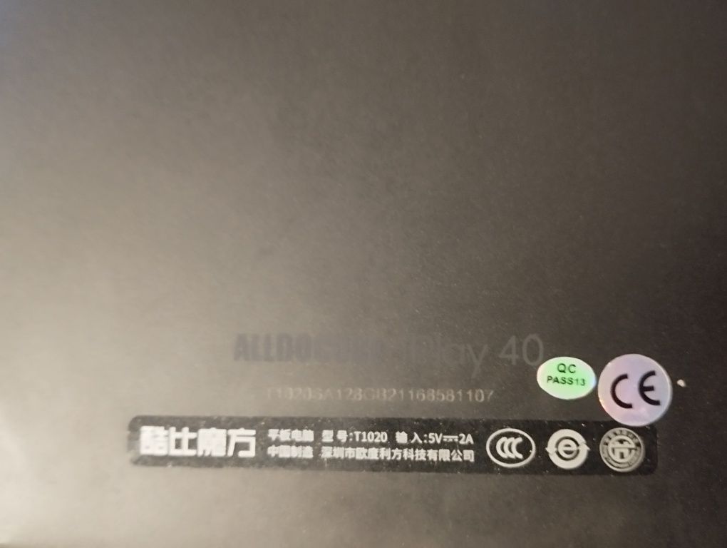 Tablet allcube iplay40