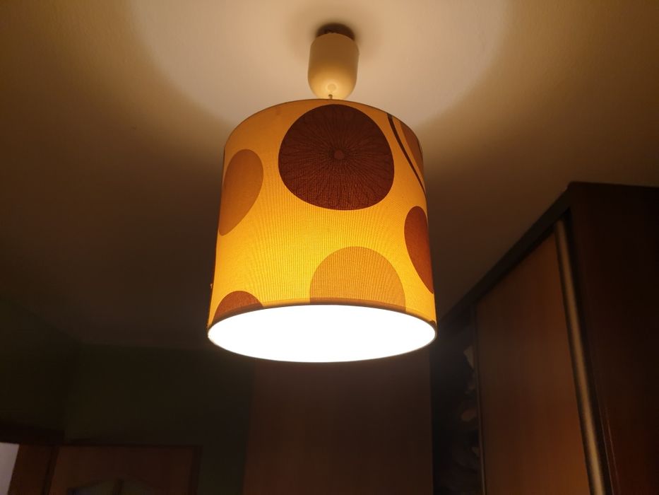 Lampa wisząca sufitowa abażur