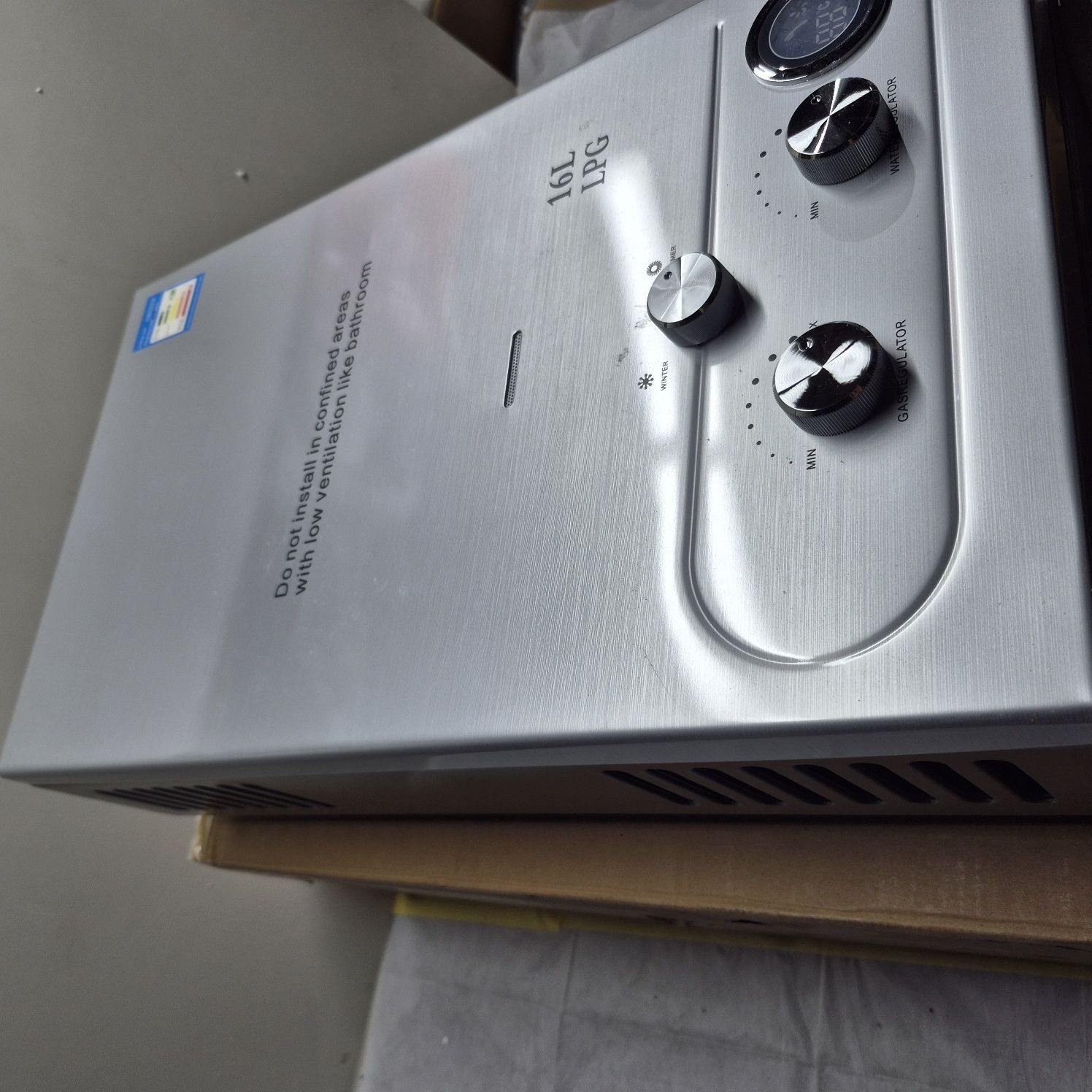 24KW Piecyk Gazowy na Butle  12L LPG Propan Bezzbiornikowa głowica pry