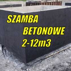 Zbiornik betonowy szambo betonowe 3m3 piwniczka Kompleksowo z wykopem