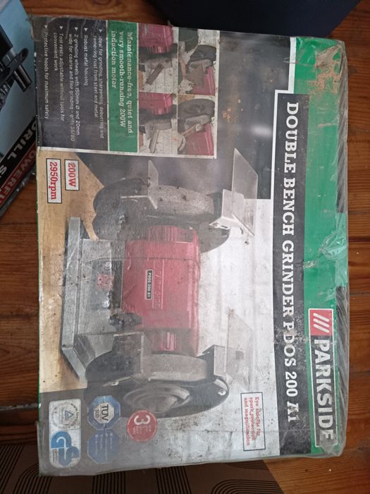 Parkside PDOS 200 A1 szlifierka stołowa dwustronna nieużywana