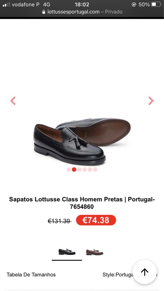 Sapatos Lottusse