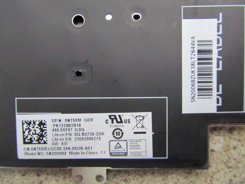Клавіатура для ноутбука  Dell Latitude 7420 sg-b2730-2da