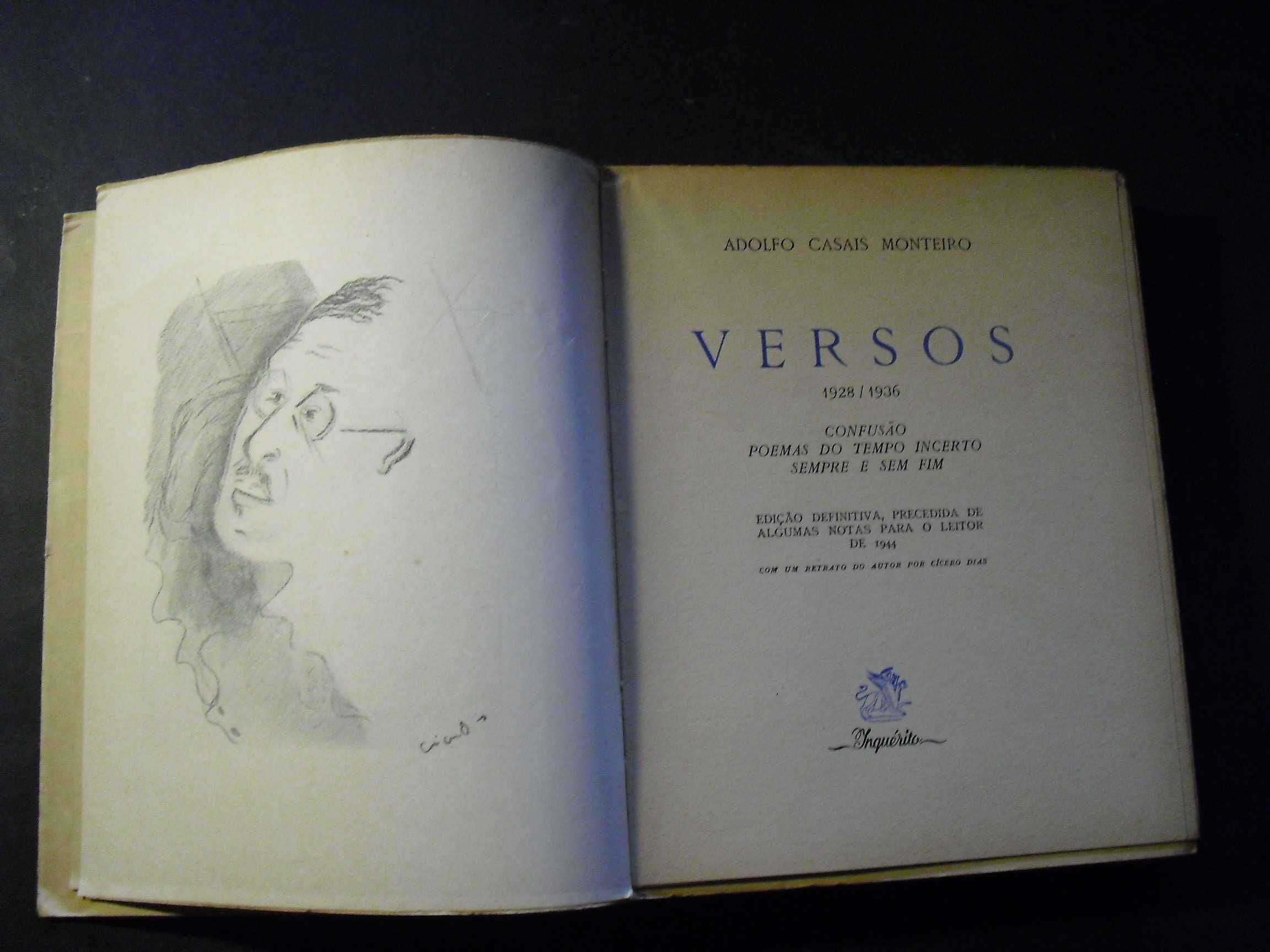 Casais Monteiro (Adolfo); - Versos 1928 / 1936 - Confusão