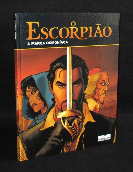 Livro BD A Marca Demoníaca O Escorpião 1 Martini Desberg