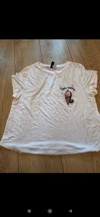 Biała koszulka z unikornem