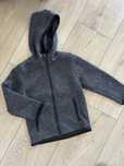 Bluza rozpinana grafitowa z kapturem 92 h&m
