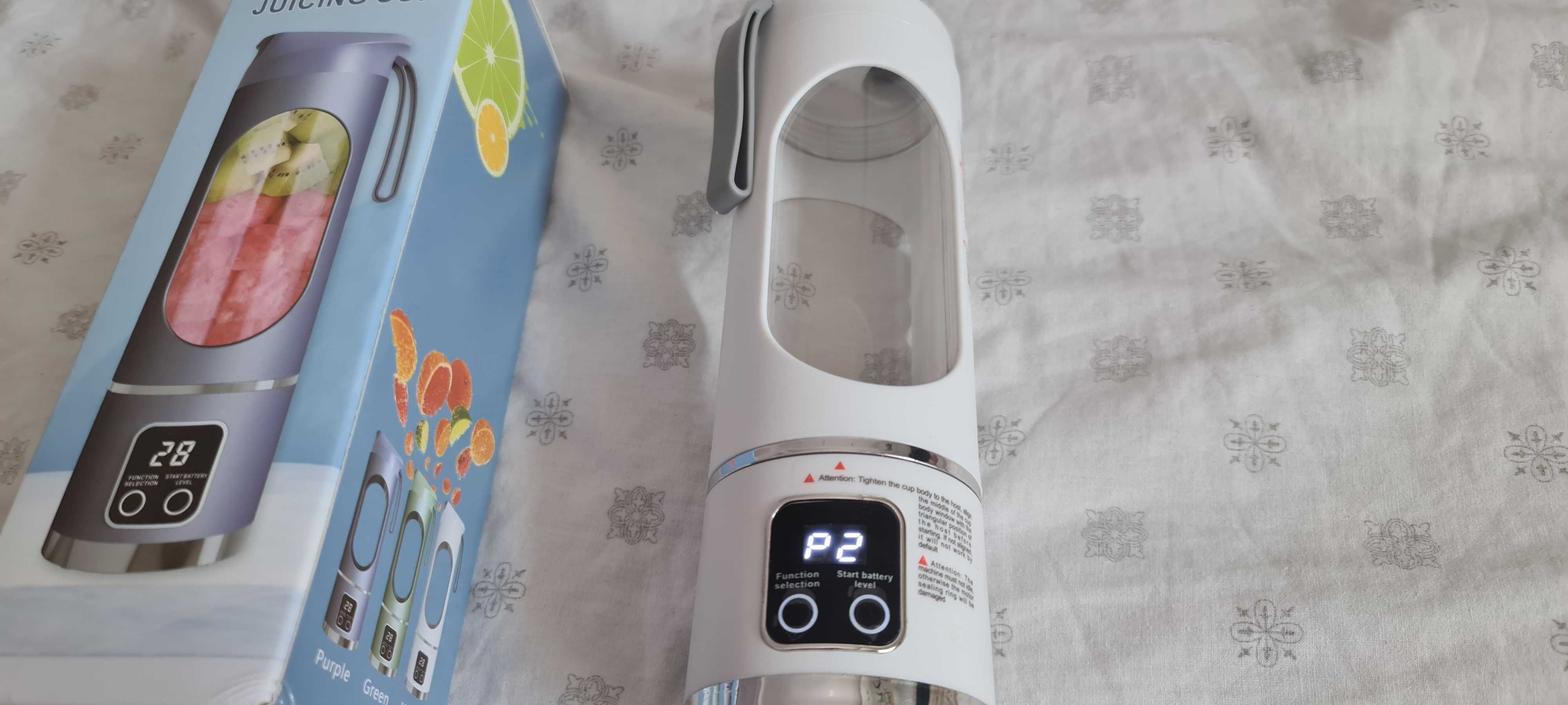 Blender Przenośna sokowirówka do cytrusów 2 w 1 450 ml,USB