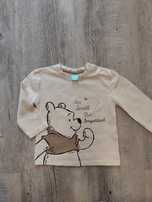 Bluzeczka z długim rękawem Kubuś Puchatek Disney baby 74/80