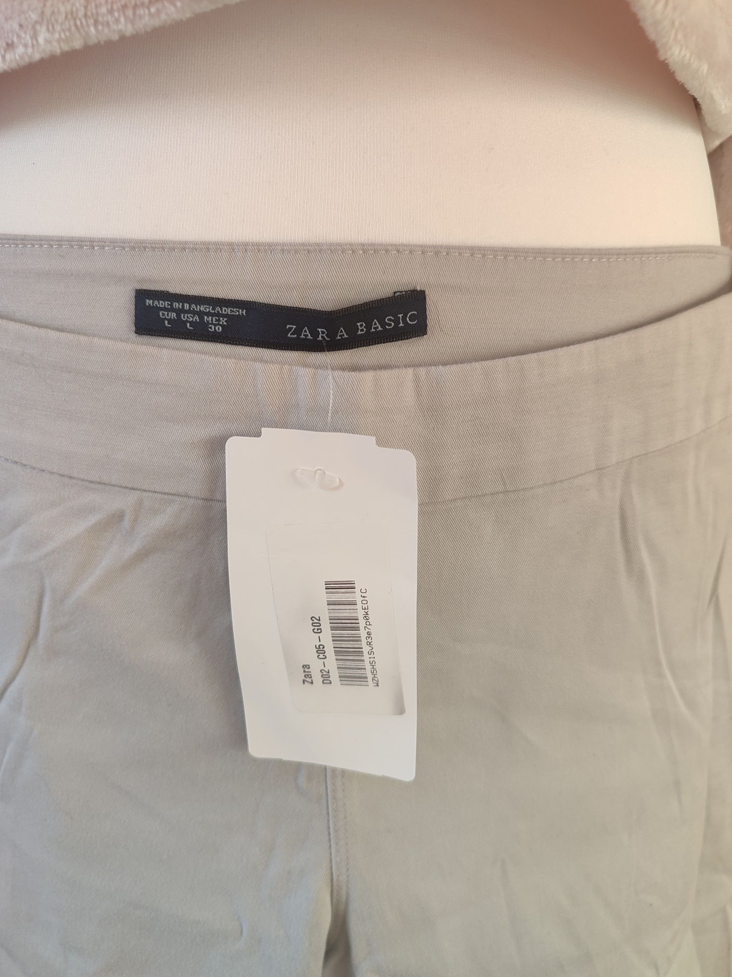 Spodnie Zara Basic  eleganckie 38 L z metką nowe