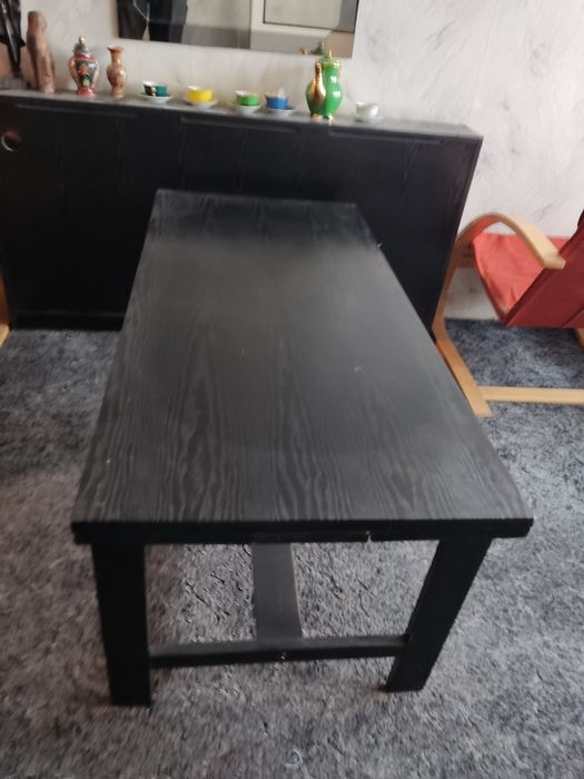 Ława rozkładana czarna