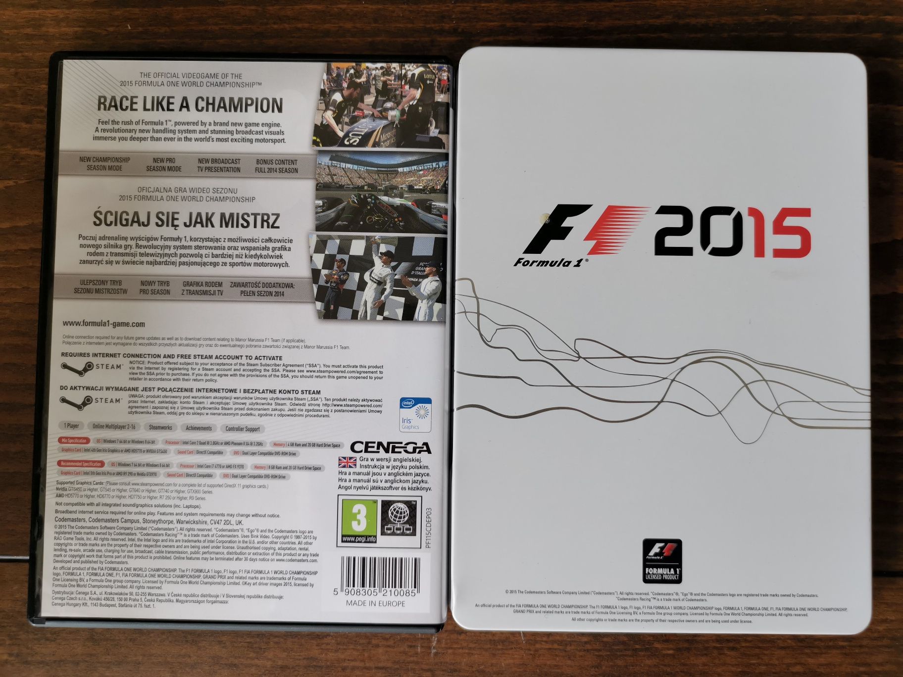 F1 2015 gra na PC Gold Edition