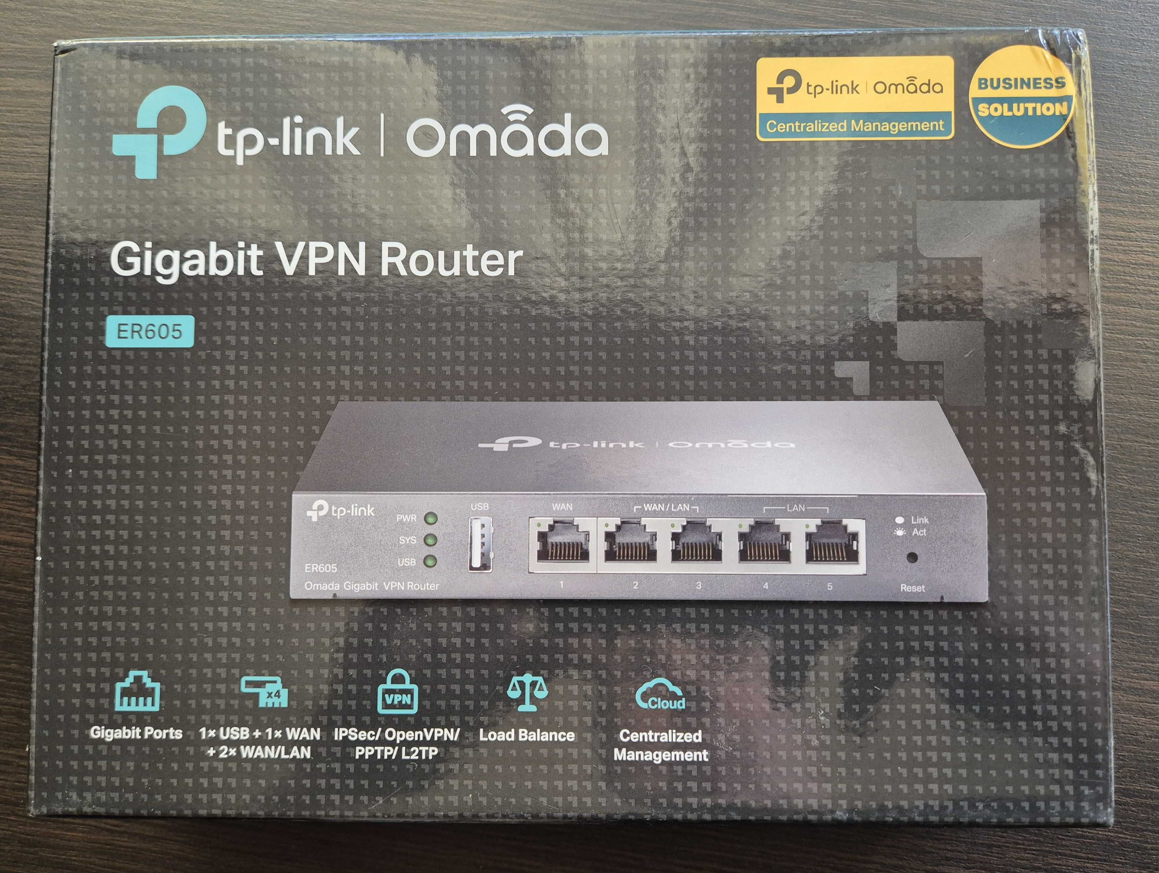 TP-LINK ER605 v2.0, Omada, VPN, USB SafeStream, Multi-WAN