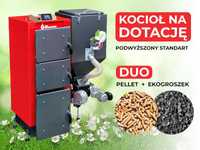 Piec, kocioł C.O. Ekopel 24 kW DUO na PELLET + ekogroszek 5 KLASA