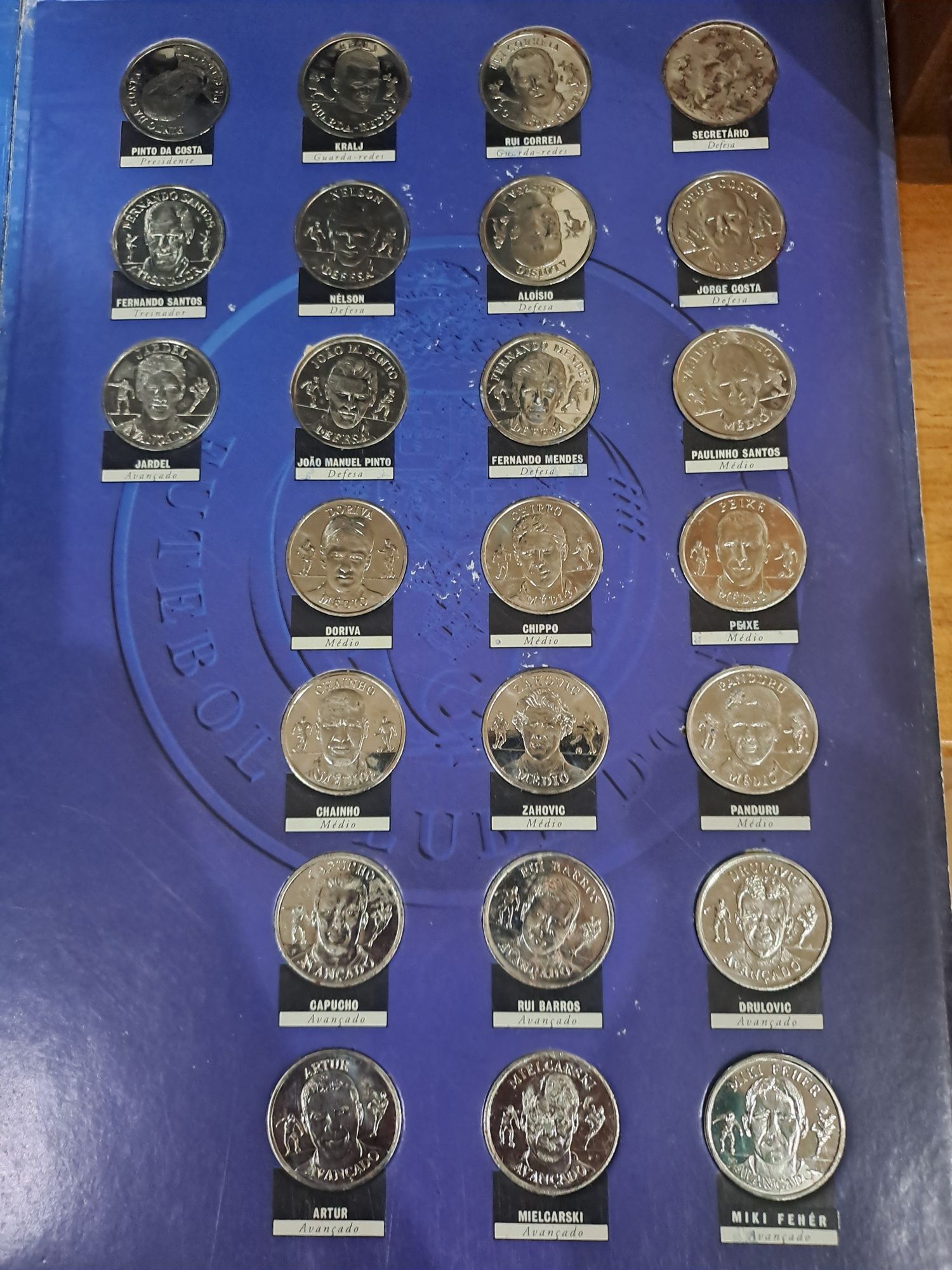 Coleção moedas, porto e. Sporting