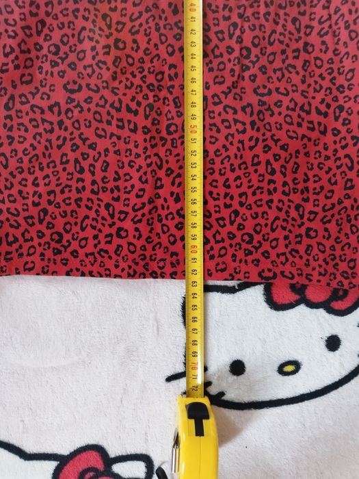 Sukienka czerwona panterka slim