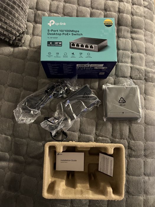 Tp link TL-SF1005P nowy POE