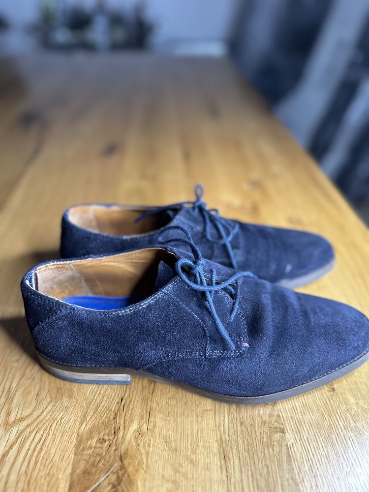 Sapatos Camurça Azul Tommy Hilfiger N 40