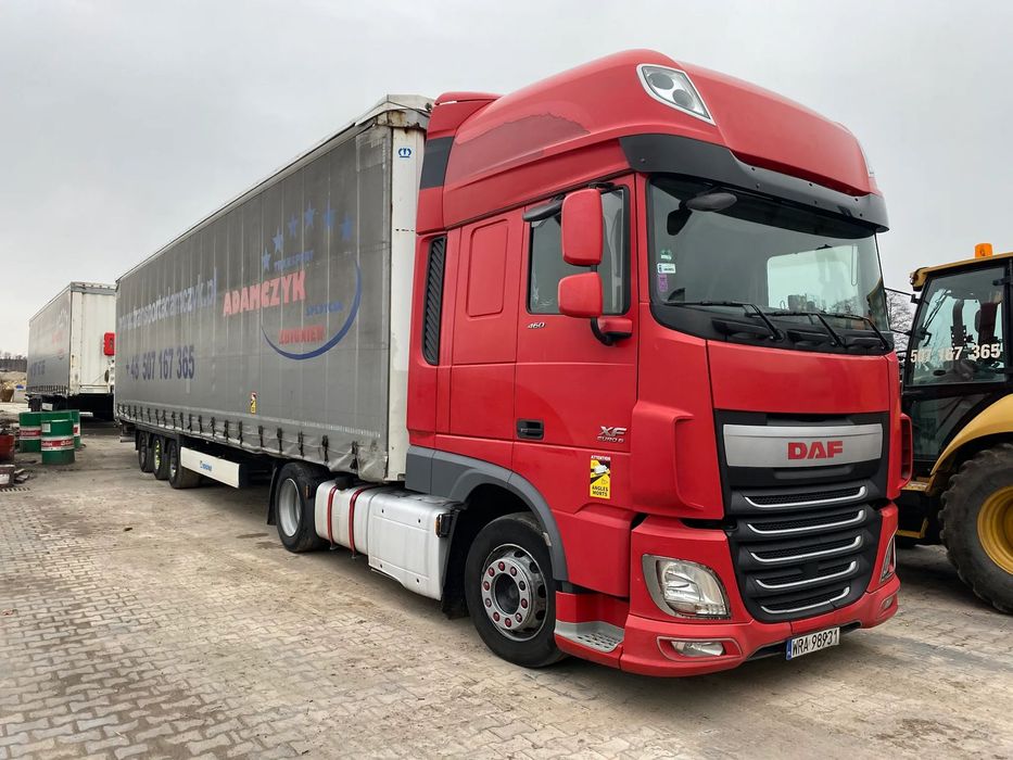DAF XF  Zestaw MEGA Daf + naczepa krone