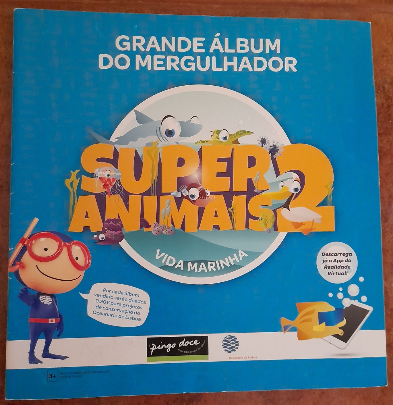 Cartas Super Animais 2 - Caderneta Pingo Doce