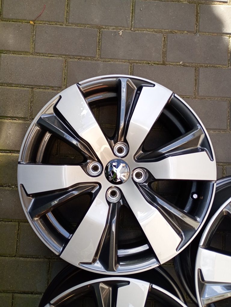 Alufelgi Peugeot 2008 r16 4x108 kolor ciemny grafit