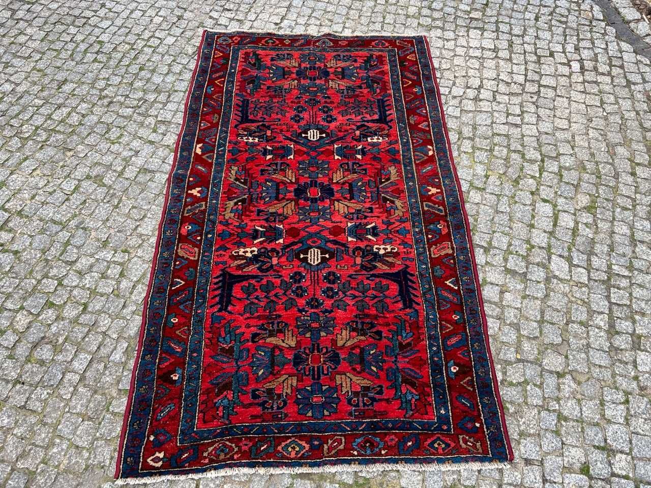 Antyk dywan vintage perski Iran FARAHAN 200x110 galeria 9 tys