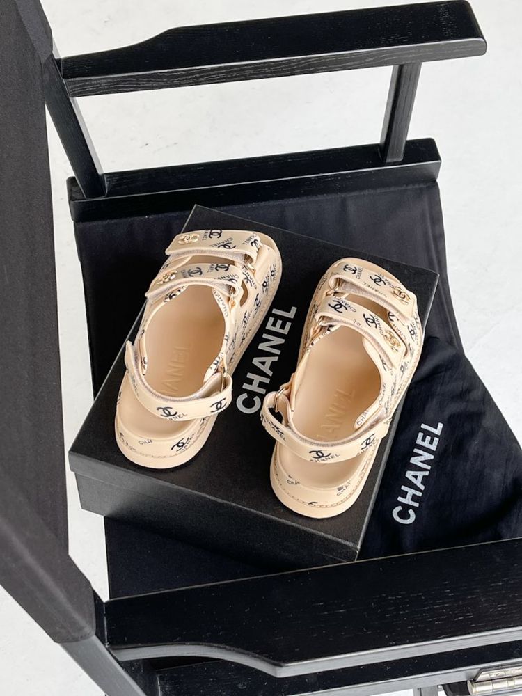 Сандалі босоніжки в стилі Chanel Sandals