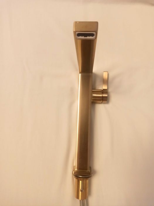 Hansgrohe Tecturis E Bateria umywalkowa wysoka brąz szczotkowany
