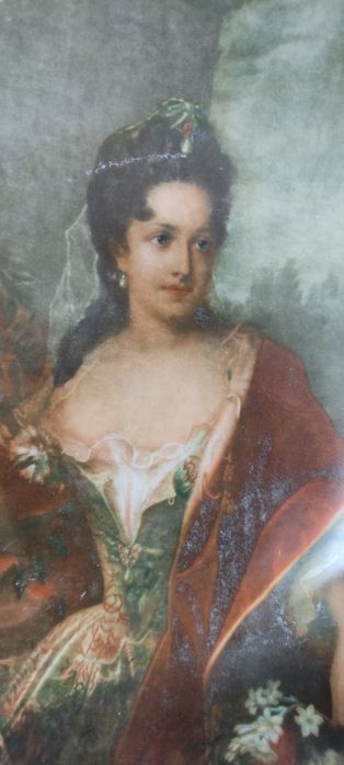 Talerz "Portret Hrabiny Cosel" Malarz dworu Augusta II