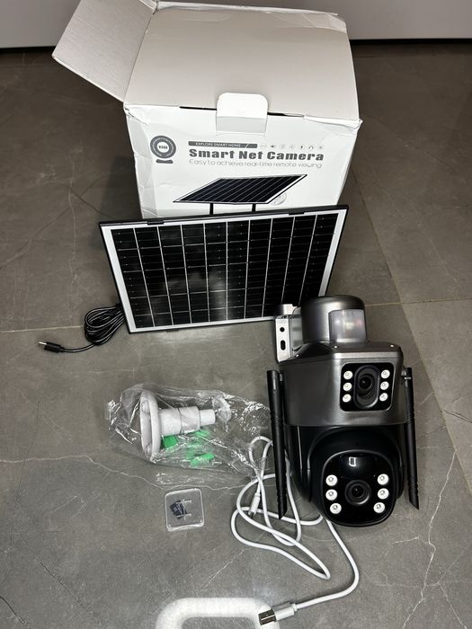 Kamera zewnetrzna solarna wifi v380 pro karta 64gb