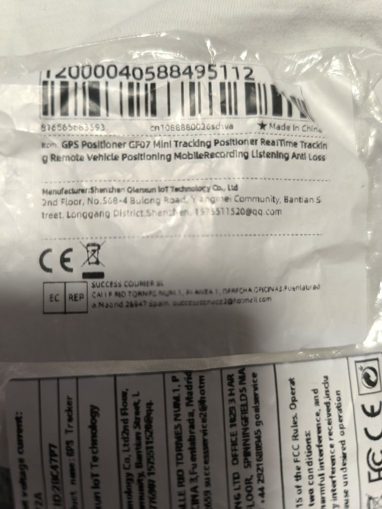 Localizador Gps Magnético para Carro Preto GOEIK BY PC GO