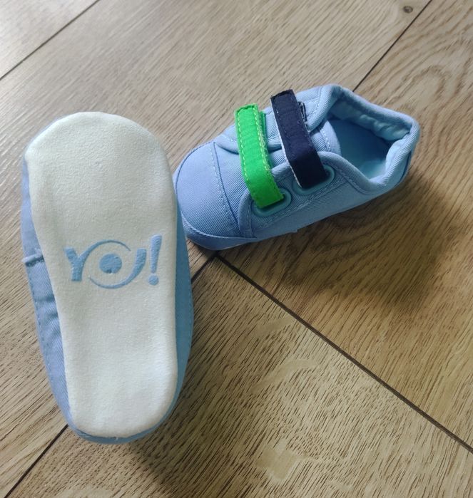 Jak NOWE buciki trampki niechodki niemowlęce dla chłopca 17/18 11cm