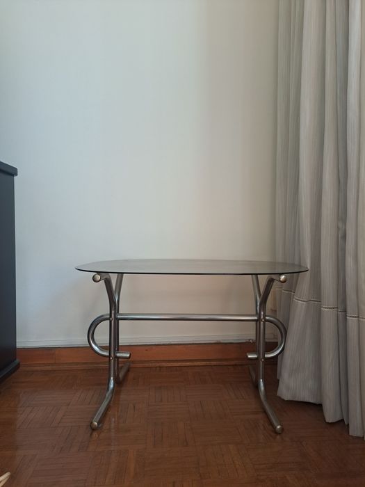 Mesa de apoio vidro