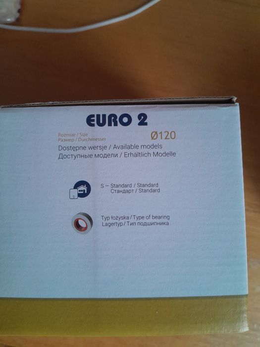 Побутовий витяжний вентилятор (2 шт) канальний білий 120 мм Dospel EUR