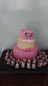 Fake Cake Minnie "cor de rosa" (Bolo Falso)